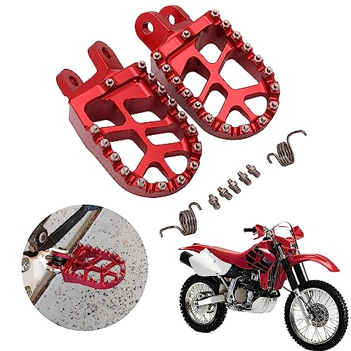 Repose-pieds CNC en aluminium usiné pour cross CRM250 et XR