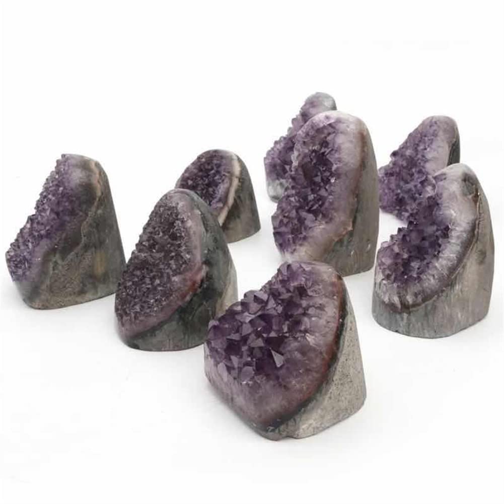 Lleno de Textura Espécimen púrpura en Bruto de Cuarzo de geoda de Cristal Natural Crudo 500g-750g 1pc