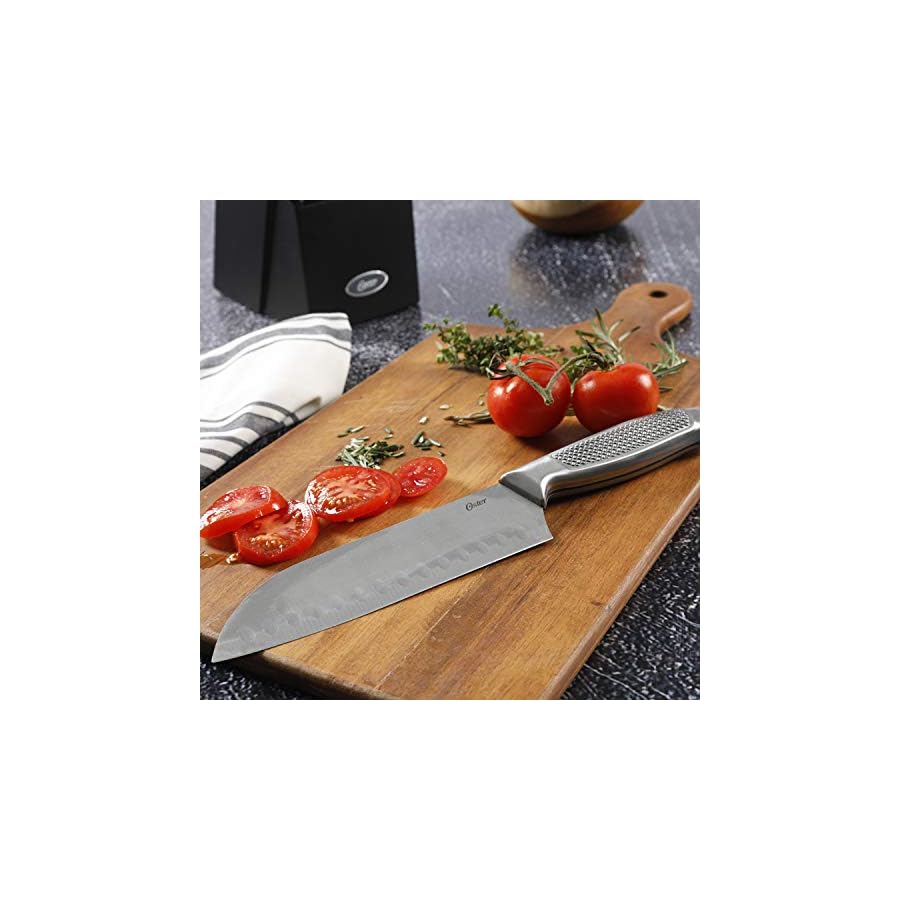 Oster-Edgefield-Stainless-Steel-Cutlery-Knife-Block-Set-14-Piece-Brushed-Satin Oster Edgefield Stainless Steel Cutlery Knife Block Set, 14-Piece, Brushed Satin