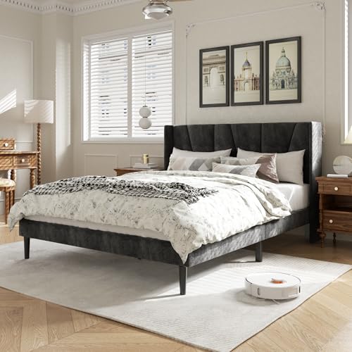 Amazon.com: HAOARA Queen Size Bed Frame with Headboard