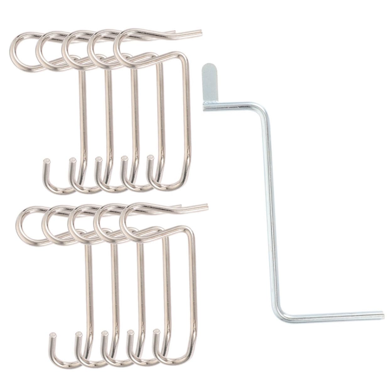 GANAZONO 1set Wire Tensioning Tool Practical Heavy Duty Fence Tightener Fasteners and Wrench Compatible Fencing Types Essential for Repairs and Maintenance