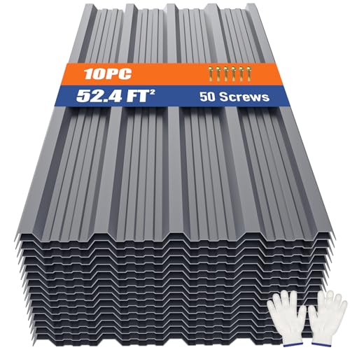 Brakki Metal Roofing Panels 10pcs...