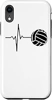 Vista 8 de iPhone 15 Volleyball Player Volleyball Lover, Volleyball Heartbeat Case