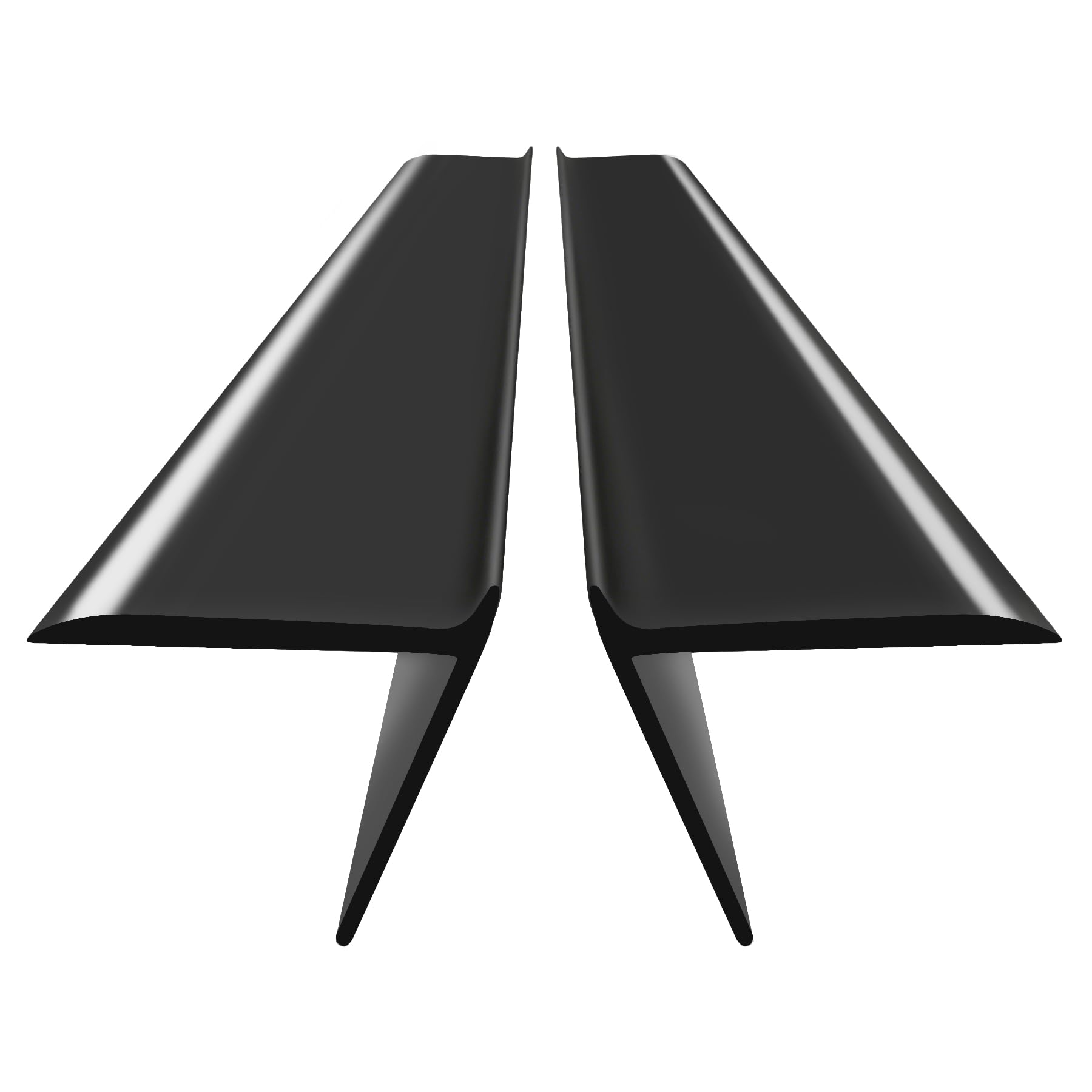 Silicone Stove Gap Covers 2 Pack, Stove Gap Filler for Counter Gap, Black