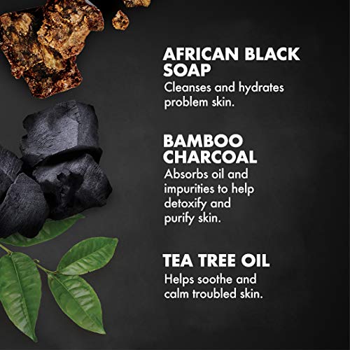 Sheamoisture African Black Bamboo Charcoal Kaolin Clay Soap Wash, 5 Ounce (Packaging May Vary) #TOP3