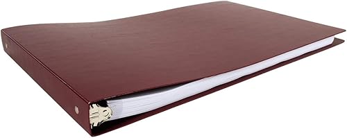 Vista 4 de Panel de polietileno de 11 x 17 pulgadas con un anillo redondo de 1 pulgada de escarcha transparente