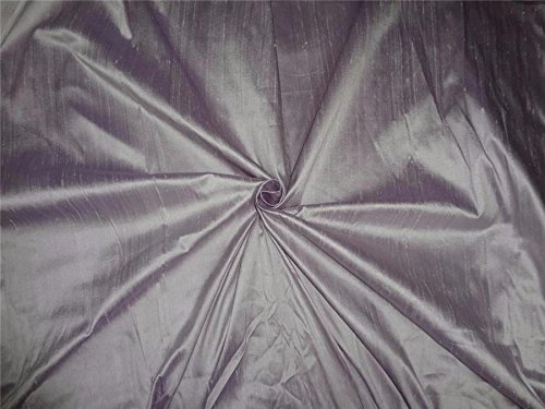 Tissu 100% pure soie Dupioni lavande pour robe de mariée et rideaux luxe