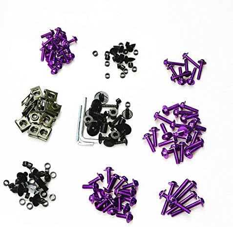 Miniatura 2 de Kit de tuerca de carenado de carenado de motocicleta, tornillo de clip para Kawasaki, Suzuki, Yamaha, Honda, Café, Racer, Old School, GSXR, Ninja