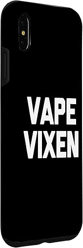 Miniatura 3 de iPhone XS Max Vape Vixen T-Shirt divertido dicho sarcástico fumar vaping caso