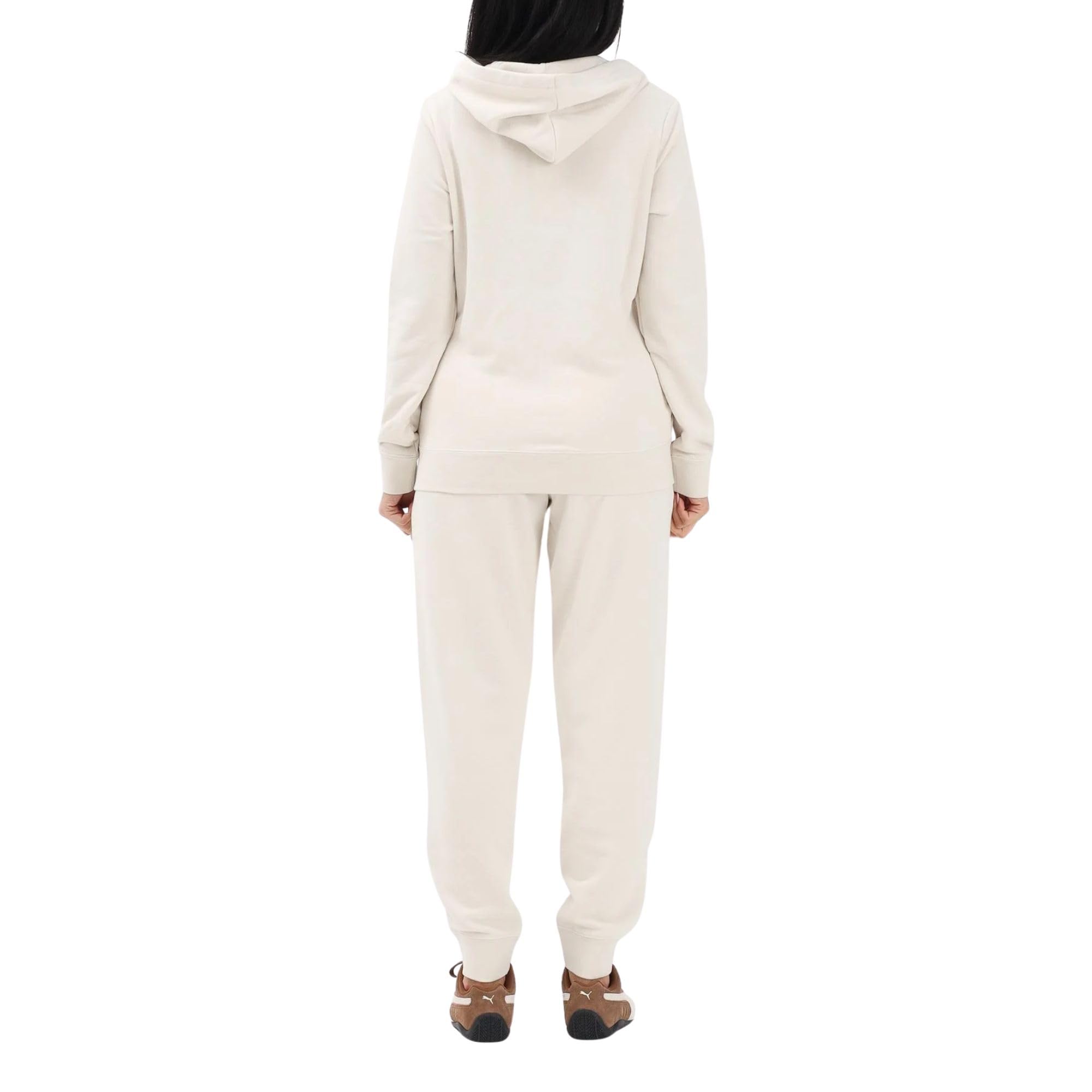 PUMA - Chándal de mujer con capucha Graphic, beige - 694708-87