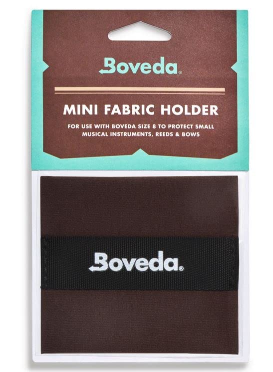 Boveda for Music: 1 Mini Fabric Holder – Holds Up to 2 Size 8 – Improves Efficiency of Boveda Two-Way Humidity Control In a Bow Case or Reed Case