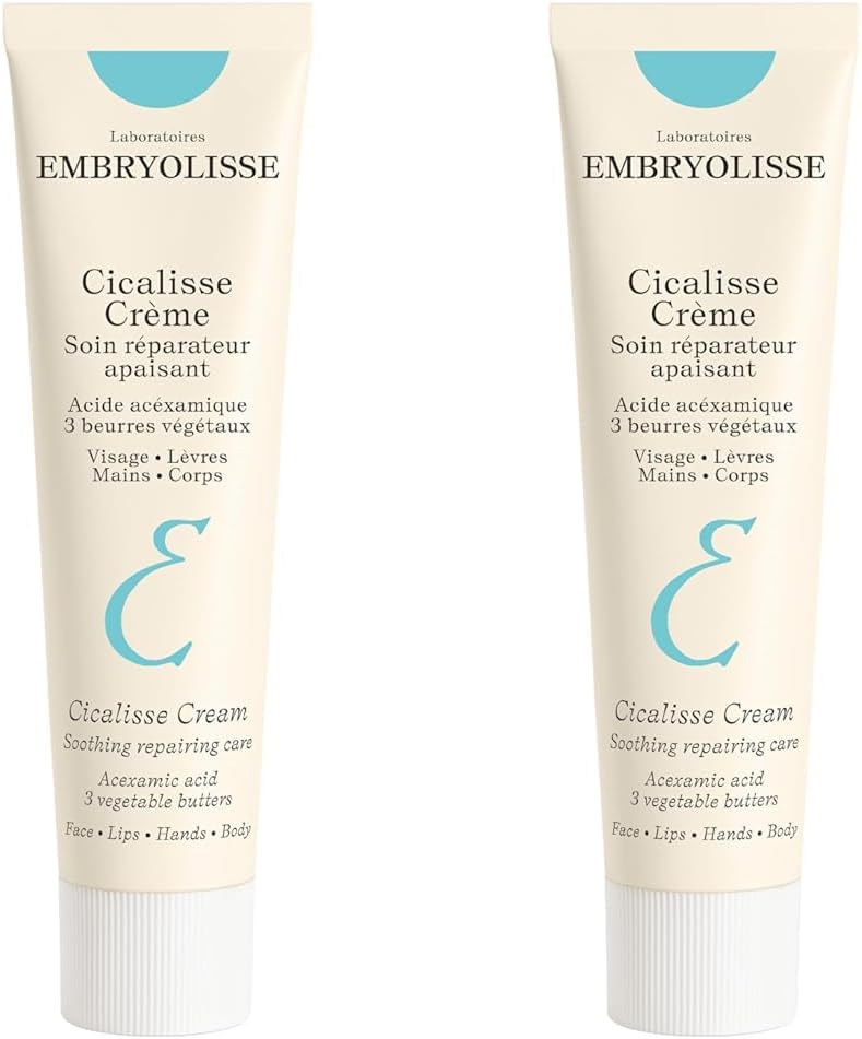Embryolisse Cicalisse SOS Restorative Cream | Formulated with Nourishing Plant Butter | Ultra-Moisturising Formula | Ideal for Revitalising Damaged Skin & Providing Greater Comfort - 40ml (Pack of 2)