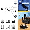 ThtRht 2 Pack Router Rebooter DC Cable with 5.5mm x 2.1mm Plug Wi-Fi Reset Device 24 Hrs Auto Reboot Programmed Refresh Switch for WiFi Extender Gigabit Ethernet Switch Network Webcam Moderm #1