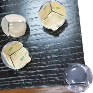 Clear Corner Guards by Skyla Homes – Safe 3M Adhesive Gel – Furniture Protectors for Baby Safety – Child Proofing…