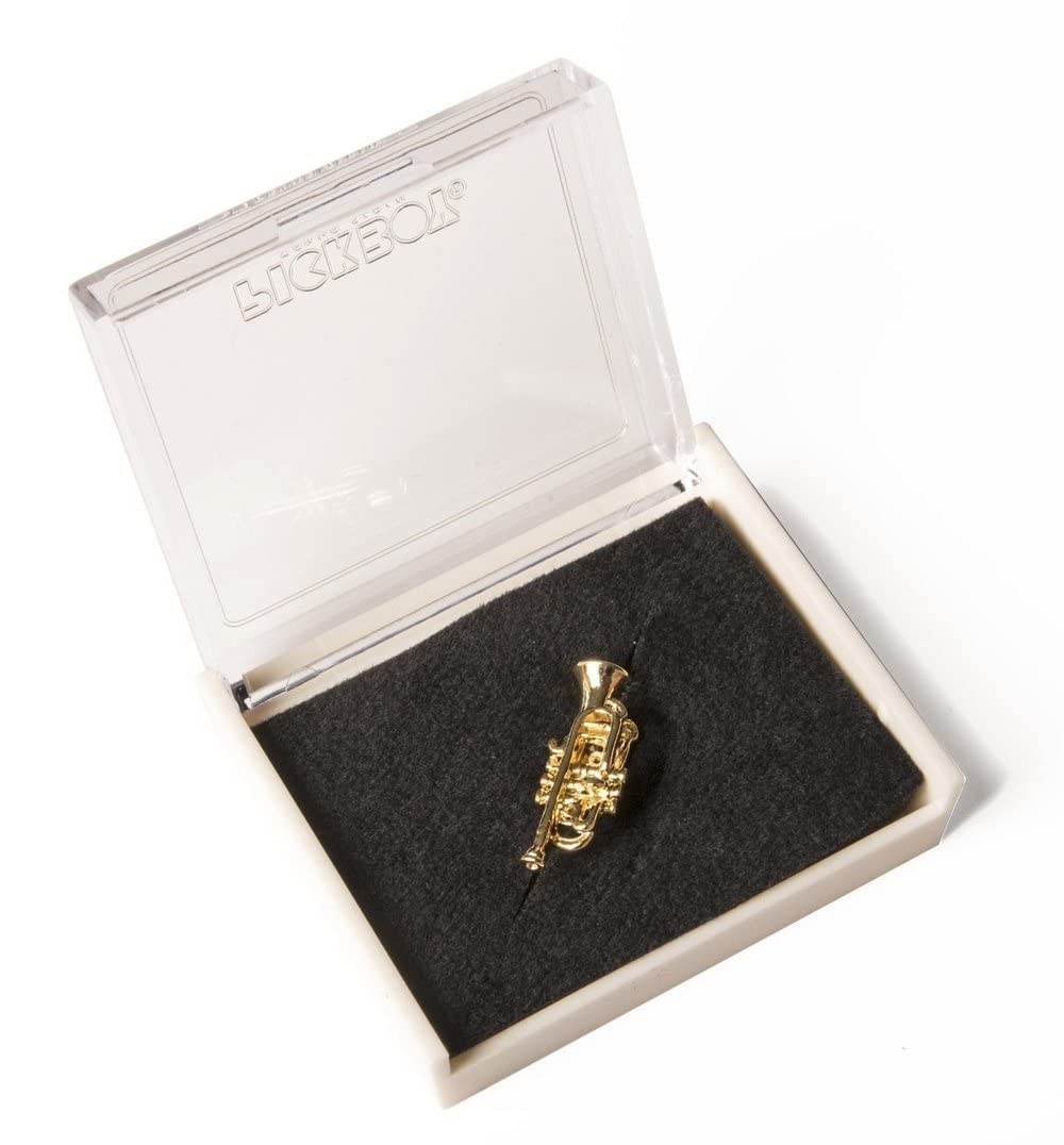 GEWA Unisex-Brosche Anstecknadel Trompete, goldfarbig - 980036
