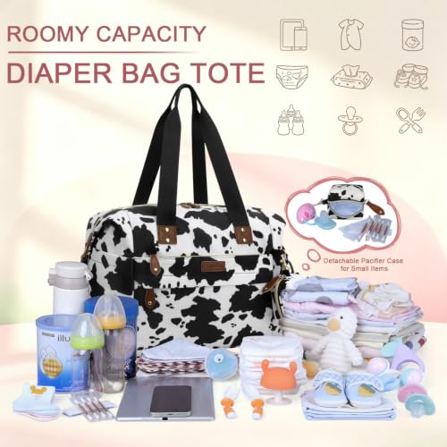 Image of Pritent Diaper Bag - Baby Diaper Bag Waterproof Large Maternity Travel Baby Bag for Mom and Dad