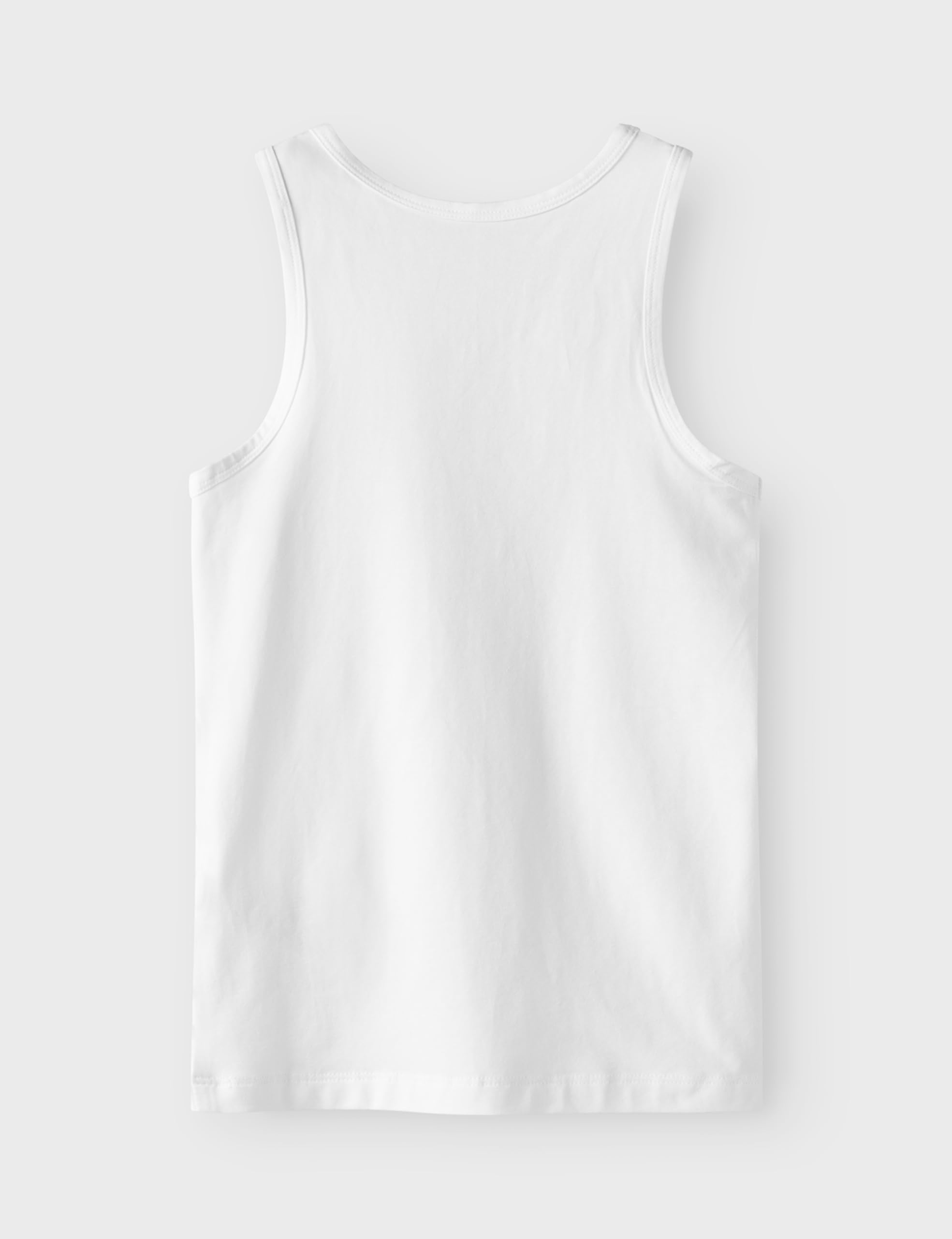 Nkmtank Top 4p Black White Solid Nkmtank Top 4P Black White Solid Bambini e Ragazzi (Pacco da 1)