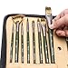 Mont Marte Signature Brush Set with Wallet, 17 Piece, Suitable for Oil, Acrylic, Watercolor and Gouache Paint, Easel Wallet Included