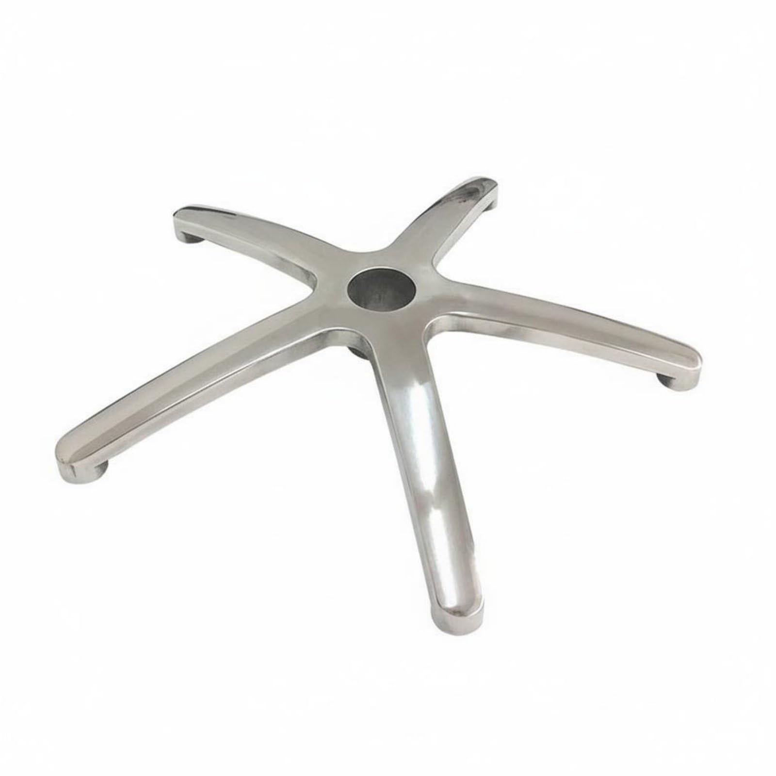 Robust Metal Construction Office Chair Star Base Precision Made Computer Chair 5 Leg Base Easy Installation Polished Finish for DIY Enthusiasts, Gamers, 240MM Bread Leg-image-16