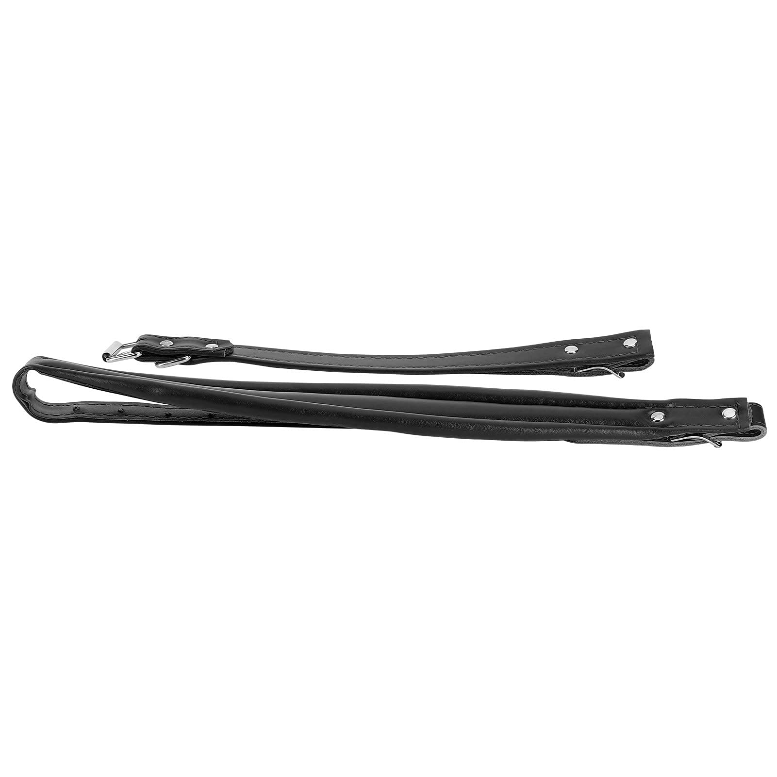 Accessoire accordéon, sangles réglables en cuir PU Sangles accordéon confortables et douces noires pour accordéon 16-120 basses(44 * 8 * 5cm-le noir)