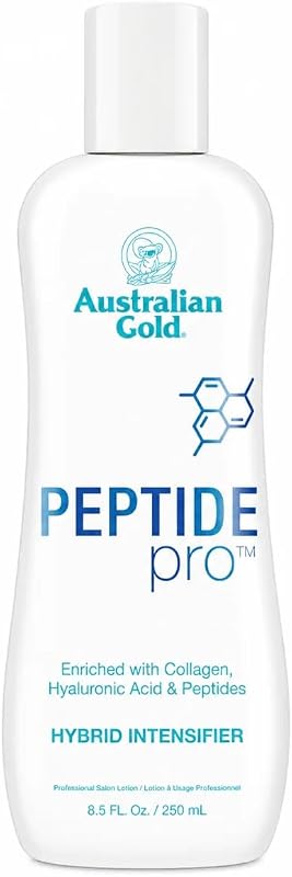 Loção intensificadora de bronzeamento Australian Gold Peptide Pro Hybrid, branca, 255 mL