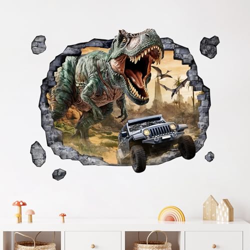 Vinilos Decorativos 3D Tyrannosaurus Rex para Pared miniatura 5