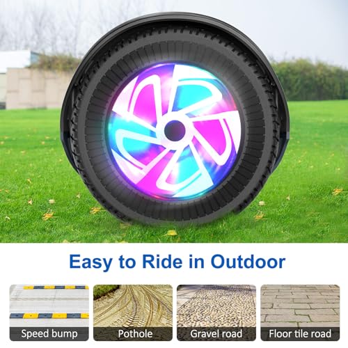 Image of FLYING-ANT Self Balancing Scooter, 6.5 inch Two-Wheel with Bluetooth and Flashing LED Lights
