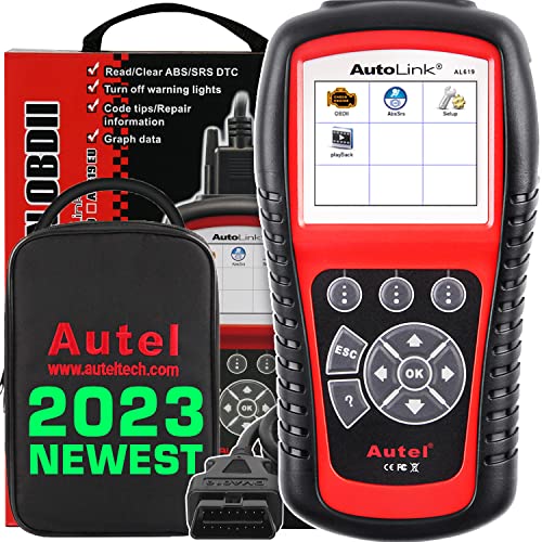 Autel AutoLink AL619 ABS SRS + Can OBD2 Diagnostic Scanner Automatique Lecteur de Code de Voiture, Même Fonction Que ML619