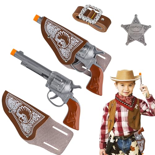 Ezydka Cowboypistole, Cowboy Kostüm Kinder Zubehör Cowboy...
