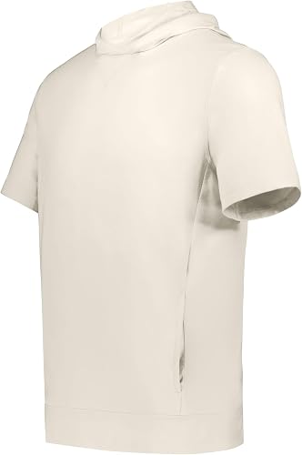 Holloway Youth Ventura Soft Knit Short Sleeve Hoodie, Birch, S