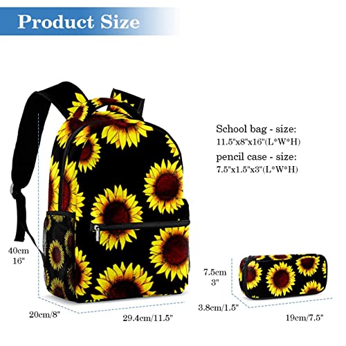 Sac à dos ordinateur avec compartiment antichoc TBOUOBT léger imprimé - 2