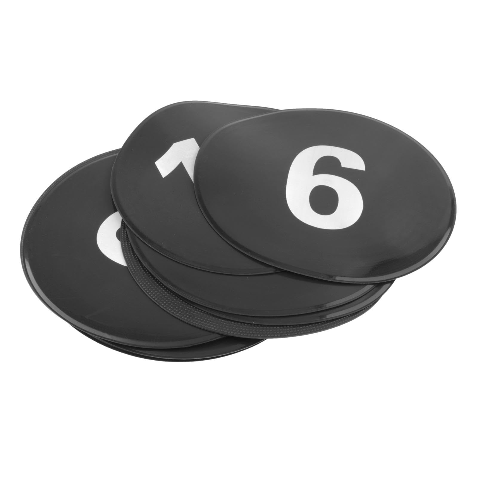10 marcadores numerados para el Suelo, tapetes de Entrenamiento de Habilidades, Velocidad, Agilidad, Gimnasio, práctica de Suelo, marcadores de Disco