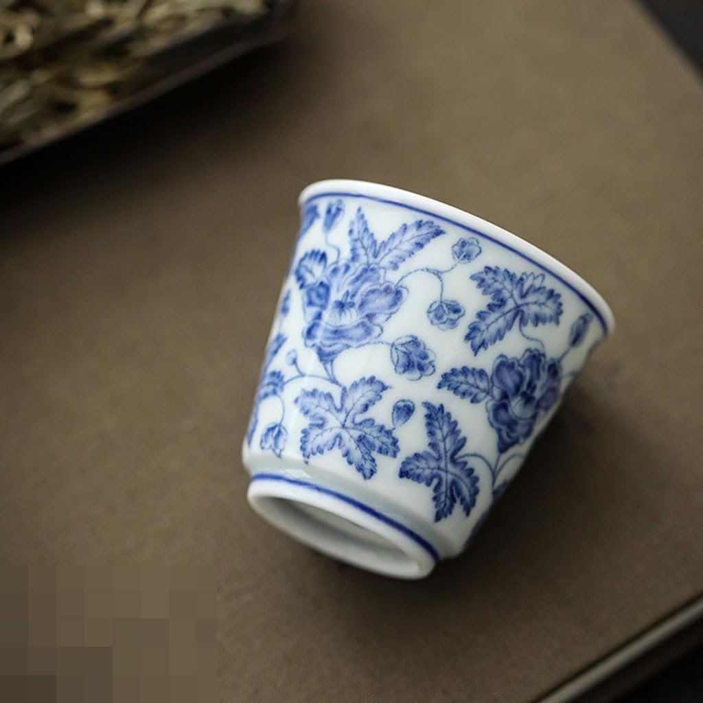 Filiżanka do herbaty Biała Porcelana Ceramiczna Kubek do Herbaty, Mały Domowy Kubek Do Herbaty, Osobisty Popołudniowy Kubek do herbaty Pojemnik do zanurzania