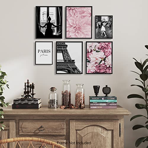 Pink Paris Coco Wall Decor - Postive Quotes Gifts, Bedroom Bath - Feminist Inspirational Quotes for Women Girl Bedroom Wall Art - Rose Peony Glam Posters for Room Aesthetic - Fashion Designer Pictures - Image 6