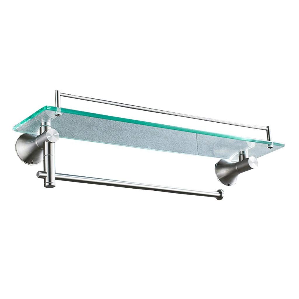 Bathroom Shelf Bathroom Glass Shelf Shower Caddy Bath Stainless Steel Wall Mount Finish