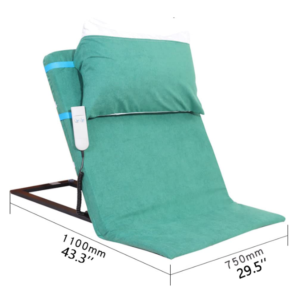 Respaldo eléctrico para ancianos, elevador de almohada médica portátil con sistema de bomba eléctrica y cojín de cabeza, respaldo de cama para pacientes