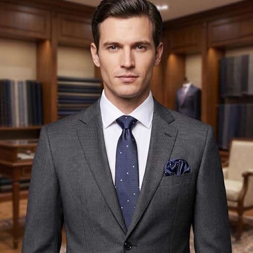 Image of joy alice 70 Colors Ties Set Men Mixed Color Necktie Handkerchief Cufflinks Brooch 3.15 Formal