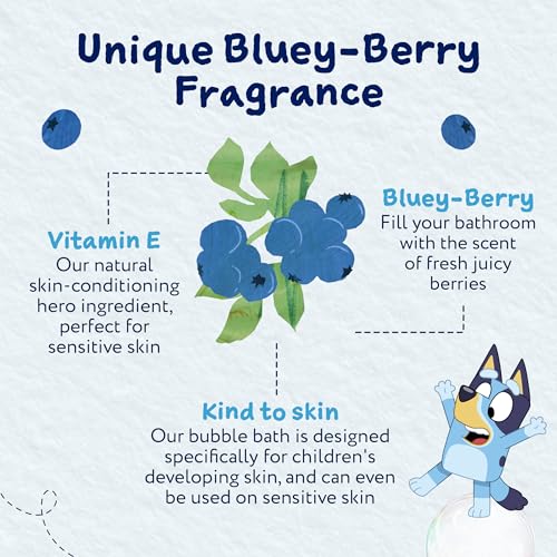 Childs Farm Kids Bluey Bubble Bath, Bluey-Berry, 250 ml (Pack of 1) - Image 3