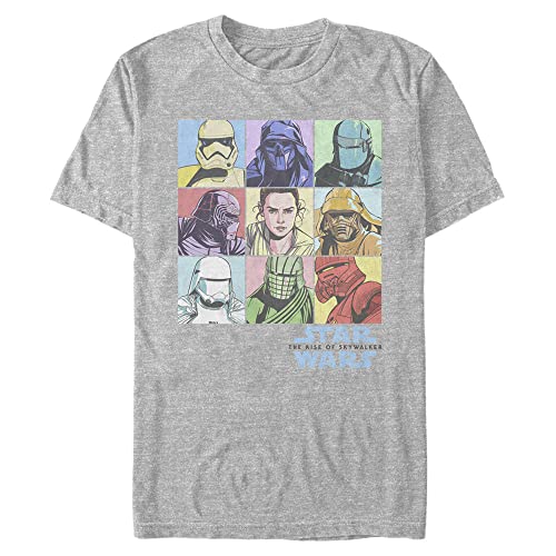 T-shirt Star Wars Homme imprimé Rey hauts pastel manches courtes