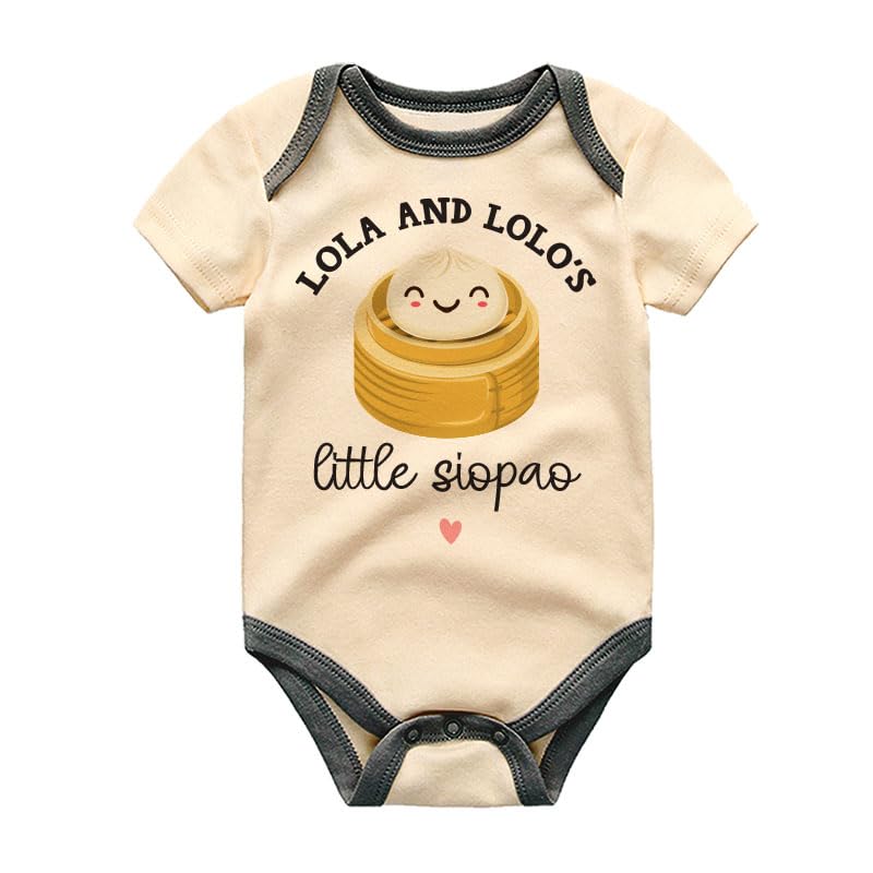 Filipino Baby Gift Little Siopao Baby Romper Filipino Baby
