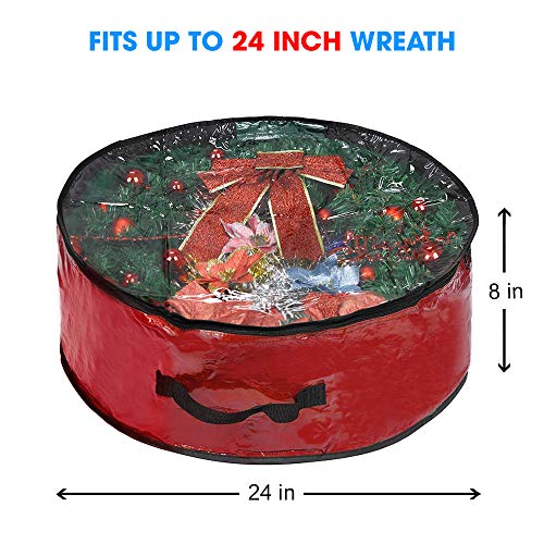image for Propik Christmas Wreath Storage Bag 24