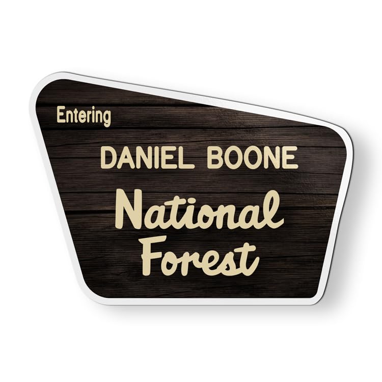 Daniel Boone National Forest Magnet for Car Fridge Locker Metal Door - 5"