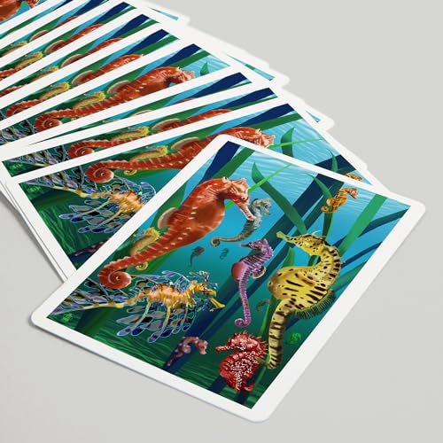 Baraja Seahorses, 52 Cartas Póker para Adultos miniatura 5