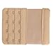 Women's Bra Extenders 4 Hook Elastic Bra Strap Extension Adjustable Pack of 3