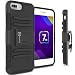 iPhone 7 Plus Holster Case, CoverON® [Explorer Series] Holster Hybrid Armor Belt Clip Hard Phone Cover For Apple iPhone 7 Plus (5.5) Holster Case - Black