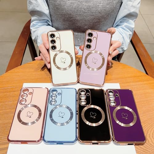 Étui Samsung S24 FE violet plaqué protection premium fine et résistante