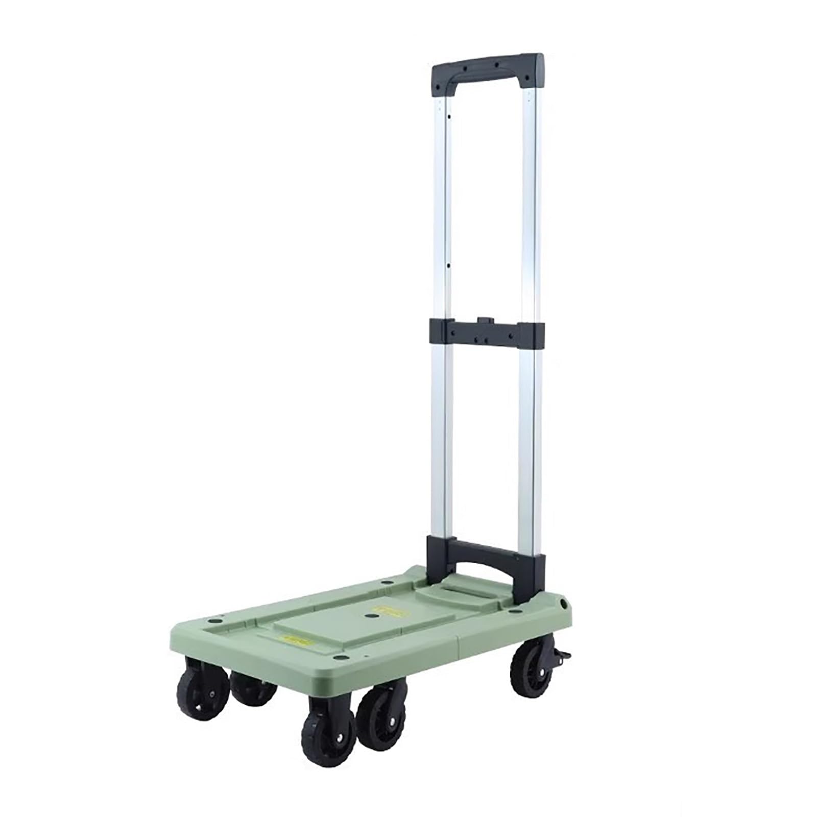 Carrito de la compra plegable con 6 ruedas y mango telescópico de gran resistencia