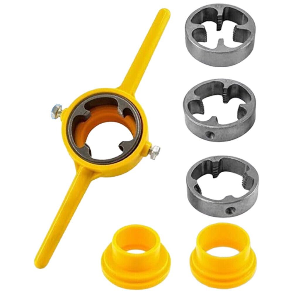 NityaEcommerce high quality 6PCS repair thread tools material pvc pipe threading die set repair socket wrench set