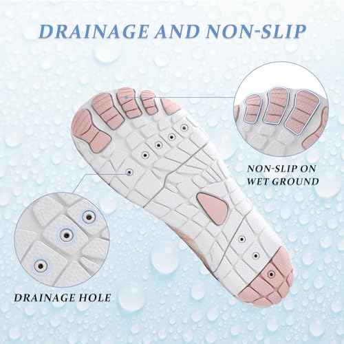 Image of ELETON Barefoot Shoes Women Men Hiking Water Shoes Wide Toe Box Zero Drop