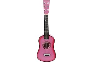 Kisangel 23 Inch Pink Beginner Acoustic Guitar